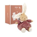 Peluche lapin patapouf 17 cm bordeaux - kaloo Peluche lapin patapouf 17 cm bordeaux - kaloo