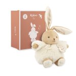 Peluche lapin patapouf musical 17 cm cr�me - kaloo