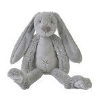 Peluche lapin richie gris clair 38 cm