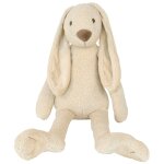 Peluche lapin richie polyester recycl� beige 58 cm
