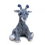 Peluche lisi la girafe bleue xxl - histoire d'ours