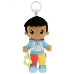 Peluche lucas mon ami a clip pour landau et poussette multicolore