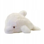Peluche lumineuse en forme de dauphin endormi, décoration mignonne, blanche normale Peluche lumineuse en forme de dauphin endormi, décoration mignonne, blanche normale