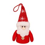 Peluche lumineuse pour nol, dcoration faite a la main, pendentif pour arbre de nol, pre nol, renne, ...