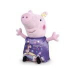 Peluche la maman de chloe peppa pig : la tante 32 cm - peluche licence - cochon - doudou enfant