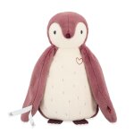 Peluche manchot enregistreuse et bruits blanc rose - kaloo Peluche manchot enregistreuse et bruits blanc rose - kaloo