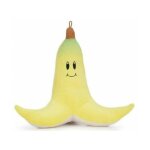Peluche super mario : 35 cm pour banane jaune - doudou classique licence enfant - pour mario
