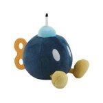 Peluche super mario : bob omb : 29 cm - doudou classique licence enfant - set mario et 1 carte offerte ...