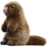 Peluche marmotte marron de 9. 8 pouces animal réaliste doux et mignon jouet câlin pour les fêtes d'anniversair ... Peluche marmotte marron de 9. 8 pouces animal réaliste doux et mignon jouet câlin pour les fêtes d'anniversair ...