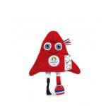Peluche mascotte jeux paralympiques paris 2024 doudou & compagnie - 25 cm