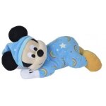 Peluche mickey phosphorescente bleu 33 cm + 1 carte animaux - disney - doudou brille dans la nuit enfant ...