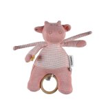Peluche mini musical coton bio lola rose