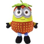 Peluche - minions - bob fraise - 20 cm - jaune et rouge - licence moi moche et m�chant