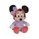 Peluche minnie en grenouillere / en pyjama violette 49 cm - nicotoy - doudou disney