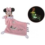 Peluche minnie avec mouchoir phosphorescente rose 17 cm - disney - doudou brille dans la nuit blanc et ... Peluche minnie avec mouchoir phosphorescente rose 17 cm - disney - doudou brille dans la nuit blanc et ...