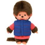 Peluche monchhichi doudoune - 20 cm