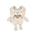 Peluche moyenne lapidou avec bandana glow sable 36 cm - ecru