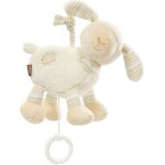 Peluche musicale en forme de mouton - doudou avec douce mlodie d'aide a l'endormissement  bonsoir, bonne ...