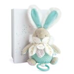 Peluche musicale lapin de sucre amande - doudou et compagnie Peluche musicale lapin de sucre amande - doudou et compagnie