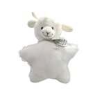 Peluche musicale mouton blanc 19cm