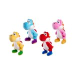 Peluche - nintendo - yoshi couleur alatoire 20cm 1 alatoire de 4