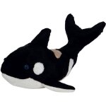 Peluche orque 60718 noir et blanc