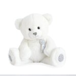Peluche ours charms blanc 24 cm - histoire d'ours