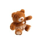 Peluche ours marron avec détails brodés Peluche ours marron avec détails brodés