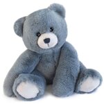 Peluche ours oscar - blue jean 25 cm