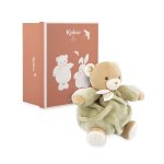 Peluche ours patapouf 17 cm vert - kaloo