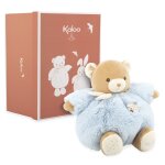 Peluche ours patapouf 25 cm bleu - kaloo