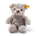 Peluche ours teddy honey gris 18cm