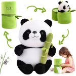 Peluche panda 25cm en bambou, caché dans un tube, jouet en peluche pour garçons et filles Peluche panda 25cm en bambou, caché dans un tube, jouet en peluche pour garçons et filles