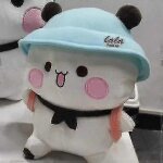 Peluche panda bubu et dudu, adorable jouet de dessin anime, ours panda, poupee kawaii, oreiller doux ...
