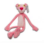 Peluche panthre rose 33 cm