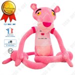 Peluche panthère rose poupée cadeau fille enfant décoration doudou chambre jouet couleur queue long mignon ... Peluche panthère rose poupée cadeau fille enfant décoration doudou chambre jouet couleur queue long mignon ...