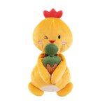 Peluche pere noël poussin en peluche Peluche pere noël poussin en peluche