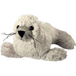 Peluche phoque - silvia - 60230 gris clair Peluche phoque - silvia - 60230 gris clair