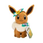 Peluche pokemon evoli couronne de fleurs (20 cm)