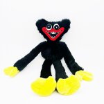 Peluche poppy playtime huggy wuggy noir jaune 40cm