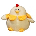 Peluche de poulet elastique confortable et exquise, jouet en peluche pour d�coration de canap�
