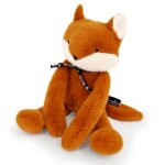 Peluche renard m�lo� fauve 37 cm