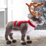 Peluche renne de nol elan pour chaises table de nol 35 cm