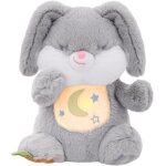 Peluche qui respire, loutre qui respire avec lumires et musique, peluche musicale bebe, respire dcouvertes ...
