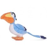 Peluche le roi lion : zazu oiseau calao 47 cm - doudou licence enfant + une carte tigre