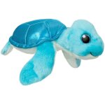 Peluche sparkle tales shelina la tortue turquoise - 18 cm