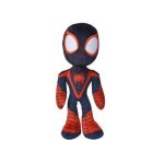 Peluche spiderman miles morales phosphorescent 25 cm - doudou classique enfant - set spider - man + 1 ...