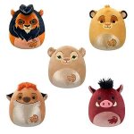 Peluche - squishmallows - peluche 20cm roi lion modle alatoire