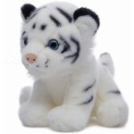 Peluche tigre blanc animal en peluche mignon poup�e tigre en peluche jouet en peluche b�b� tigre doux ...