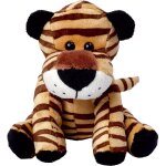 Peluche tigre - david - 60032 marron